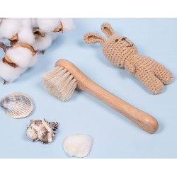 Doğal At Kılı Yüz Fırçası