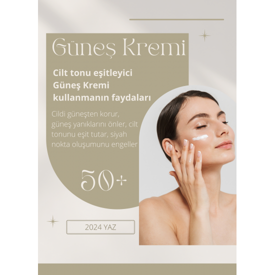 Cilt Tonu Eşitleyici Güneş Kremi 50+ SPF 50 mL